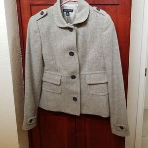 Banana Republc Grey military coat size medium